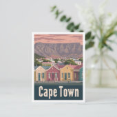 ケープタウン南アフリカアートヴィンテージ旅行 ポストカード (スタンド正面)
