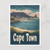 ケープタウン南アフリカアートヴィンテージ旅行 ポストカード (正面)