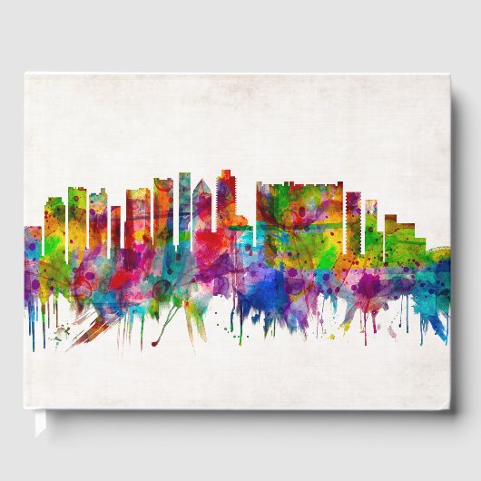 ケープタウン南アフリカスカイライン ゲストブック (正面)