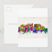 ケープタウン南アフリカスカイライン シーズンポストカード (正面/裏面)