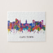 ケープタウン南アフリカスカイライン ジグソーパズル (横)
