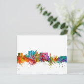 ケープタウン南アフリカスカイライン ポストカード (スタンド正面)