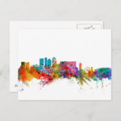 ケープタウン南アフリカスカイライン ポストカード (正面/裏面)