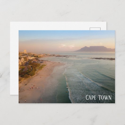 ケープタウン南アフリカビーチ旅行写真 ポストカード (正面/裏面)