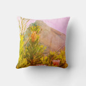 ケープタウン南アフリカプロテアライオンの頭 クッション (裏面)