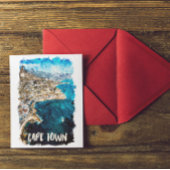 ケープタウン南アフリカヴィンテージ旅行 ポストカード