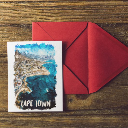 ケープタウン南アフリカヴィンテージ旅行 ポストカード