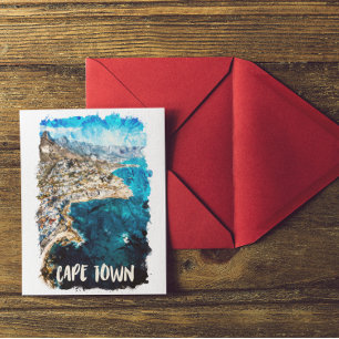 ケープタウン南アフリカヴィンテージ旅行 ポストカード