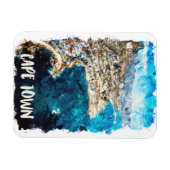 ケープタウン南アフリカヴィンテージ旅行 マグネット (横)