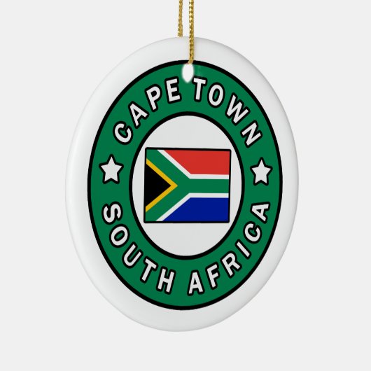 ケープタウン南アフリカ共和国 セラミックオーナメント (右)