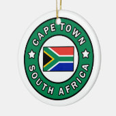 ケープタウン南アフリカ共和国 セラミックオーナメント (左)