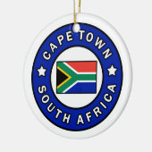 ケープタウン南アフリカ共和国 セラミックオーナメント (左)