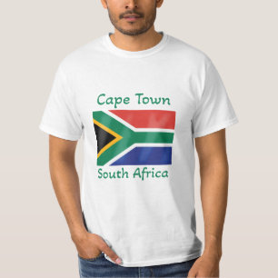 ケープタウン南アフリカ国旗Tシャツ Tシャツ