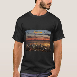 ケープタウン南アフリカ夜 Tシャツ