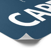 ケープタウン南アフリカ市地図ラインアート ポスター (角)