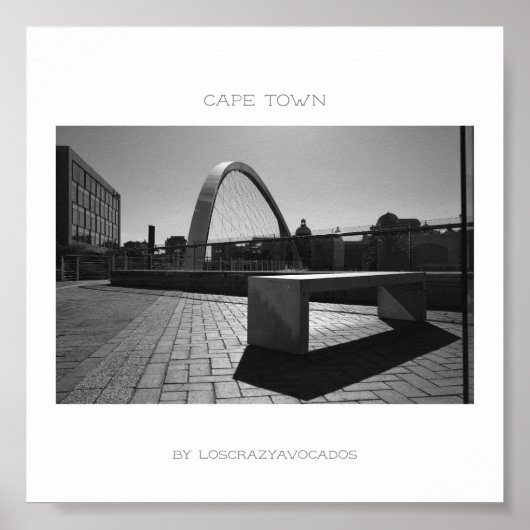 ケープタウン南アフリカ市建築ポスター ポスター (正面)