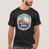 ケープタウン南アフリカ旅行アートバッジ Tシャツ (正面)