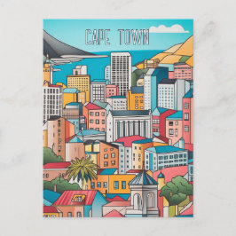 ケープタウン南アフリカ旅行 ポストカード