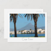 ケープタウン南アフリカ獅子頭ヤシの木 ポストカード (正面/裏面)