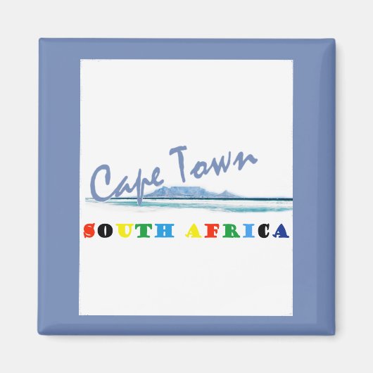 ケープタウン南アフリカ磁石 マグネット (正面)
