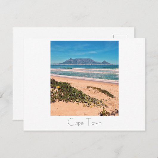 ケープタウン南アフリカ表山はがき ポストカード (正面/裏面)