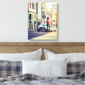 ケープタウン南アフリカ通りビューシティスケープ キャンバスプリント (インサイチュ (寝室))