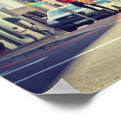 ケープタウン南アフリカ通りビューシティスケープ ポスター (角)