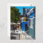 ケープタウン南アフリカ通りビューシティスケープ ポストカード (正面/裏面)