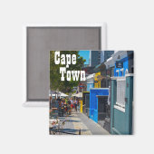 ケープタウン南アフリカ通りビューシティスケープ マグネット (正面/裏面)
