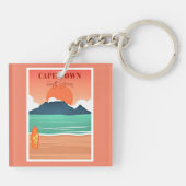 ケープタウン南アフリカ キーホルダー (裏面)