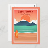 ケープタウン南アフリカ ポストカード (正面/裏面)