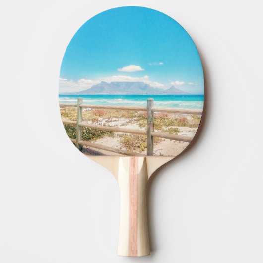 ケープタウン南アフリカZAテーブルマウンテンビュー 卓球ラケット (正面)