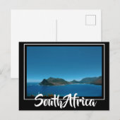 ケープタウン地域の海と山、ハウトベイ ポストカード (正面/裏面)