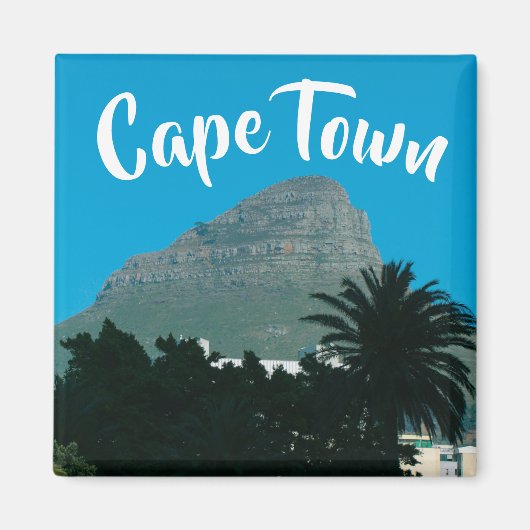 ケープタウン獅子頭ZA南アフリカ マグネット (正面)