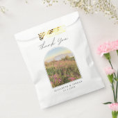 ケープタウン結婚のテーブルマウンテンありがとう写真 フェイバーバッグ (封をした状態)