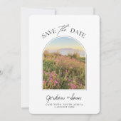 ケープタウン結婚のテーブルマウンテン日付を保存 招待状 (正面)