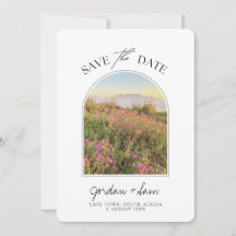 ケープタウン結婚のテーブルマウンテン日付を保存