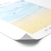 ケープタウン考えビーチ海ポスター ポスター (角)