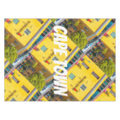 ケープタウン街並み建築南アフリカ テーブルクロス (正面(横))