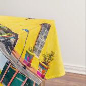 ケープタウン街並み建築南アフリカ テーブルクロス (インサイチュ)