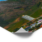 ケープタウン街並み建築南アフリカ ポスター (角)