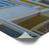 ケープタウン街並み建築南アフリカ ポスター (角)