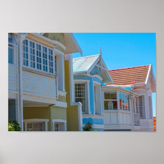 ケープタウン街並み建築南アフリカ ポスター (正面)