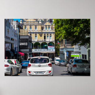 ケープタウン街並み建築南アフリカ ポスター