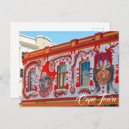 ケープタウン街並み建築南アフリカ ポストカード (正面/裏面)