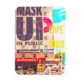 ケープタウン街並み建築南アフリカ マグネット