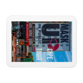 ケープタウン街並み建築南アフリカ マグネット (横)