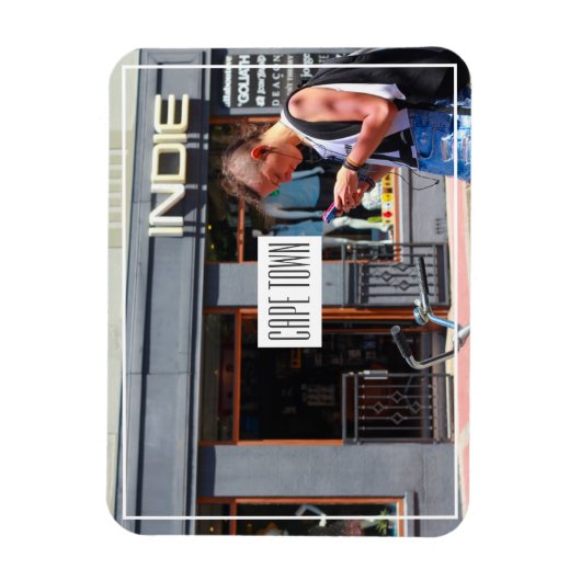 ケープタウン街並み建築南アフリカ マグネット (縦)