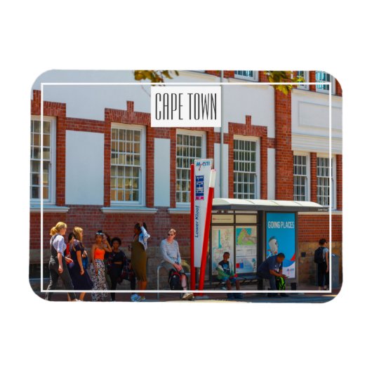 ケープタウン街並み建築南アフリカ マグネット (横)