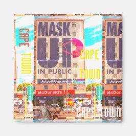 ケープタウン街並み建築南アフリカ マグネット